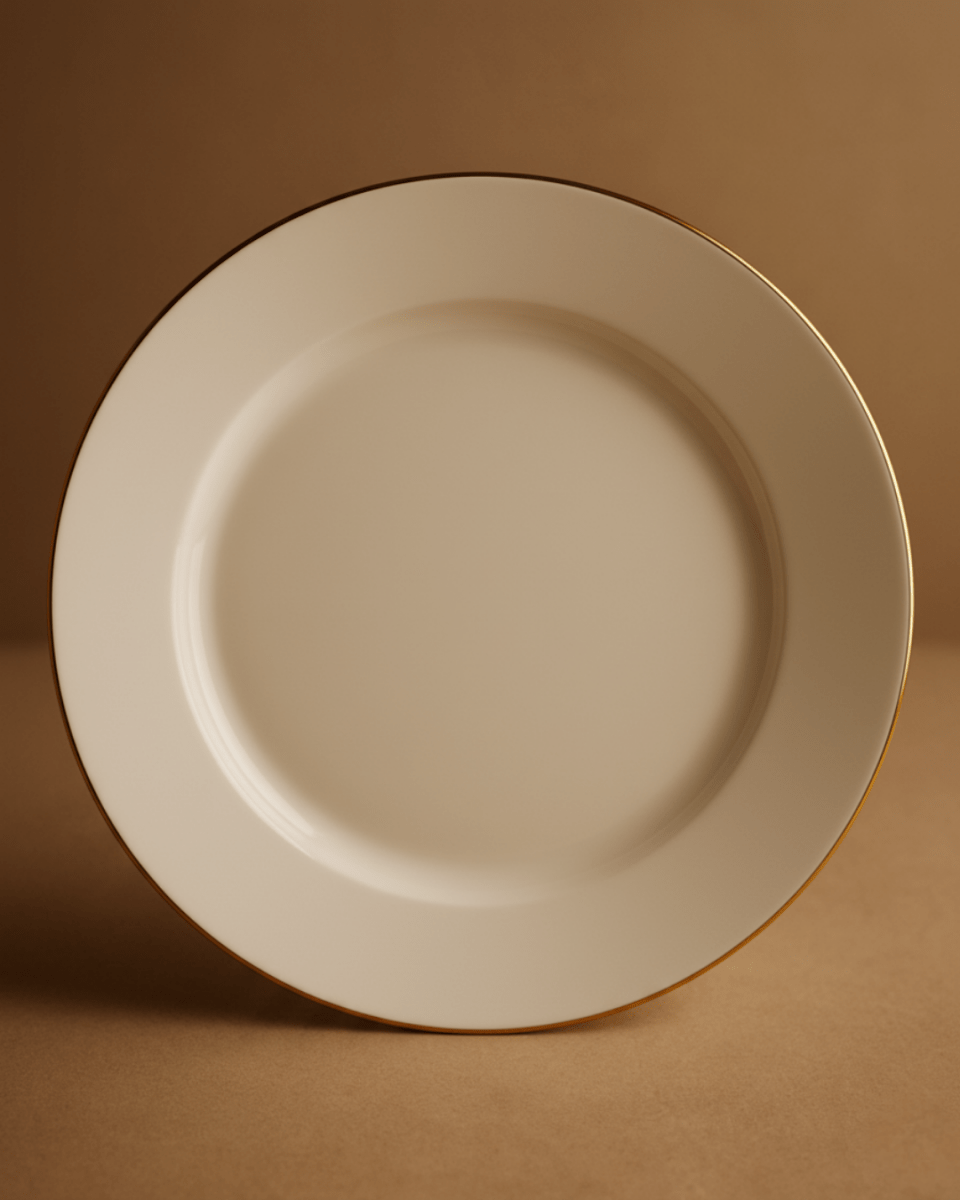 Dinner Plate: The Ńhara Halo Collection (Personalised Fine Bone China Dinnerware Set) - ńhara